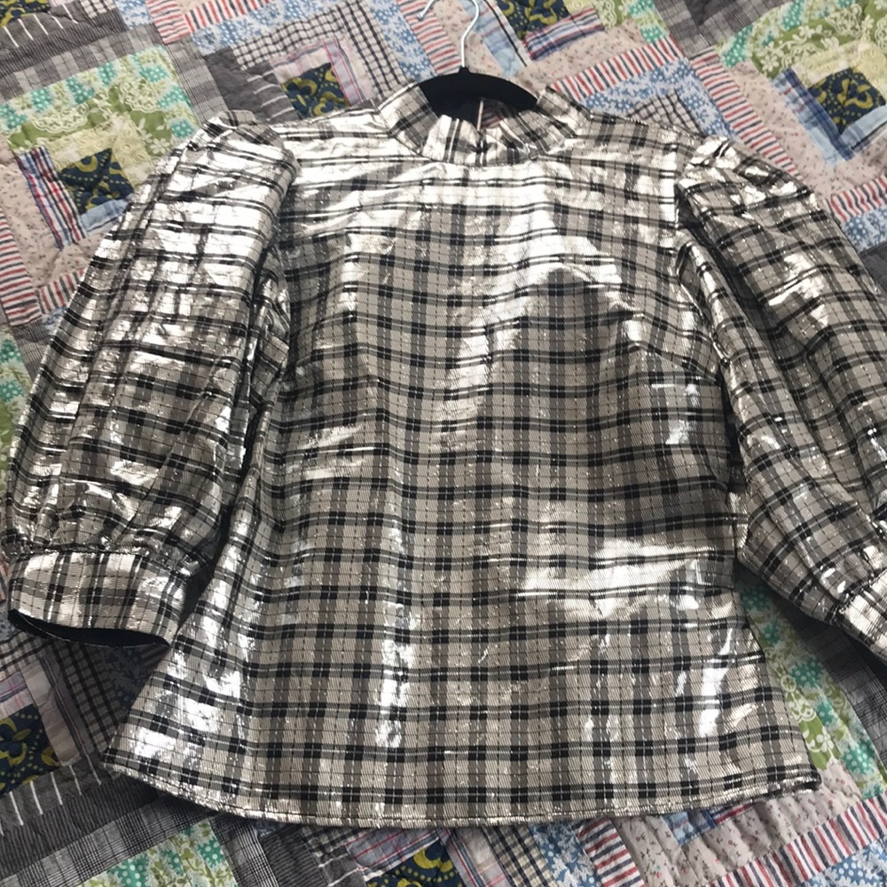 Silk blend blouse